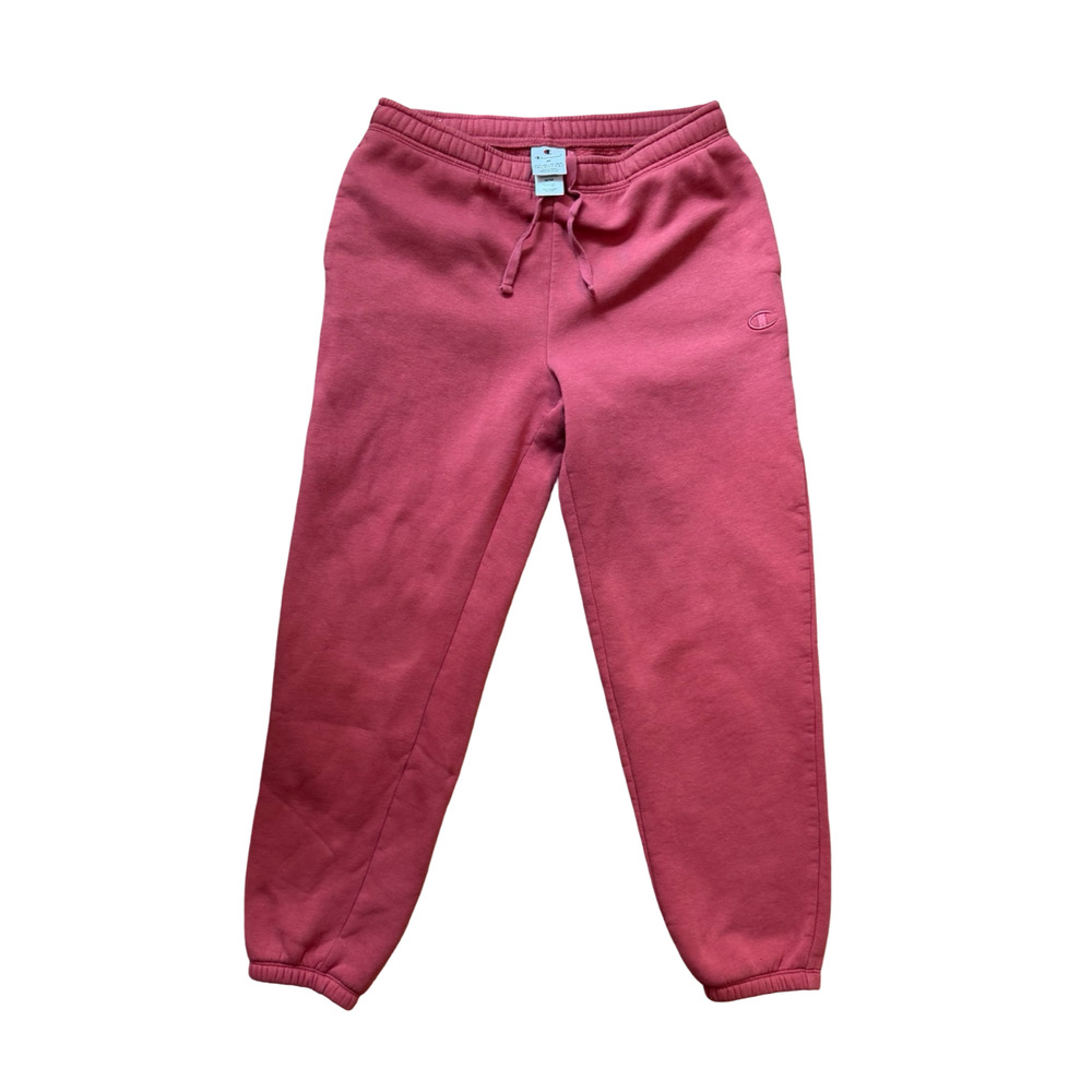 Champion Salmon Pink Fleece Jogger Sweatpants Women’s M Heavyweight